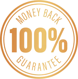 100% money back guarantee